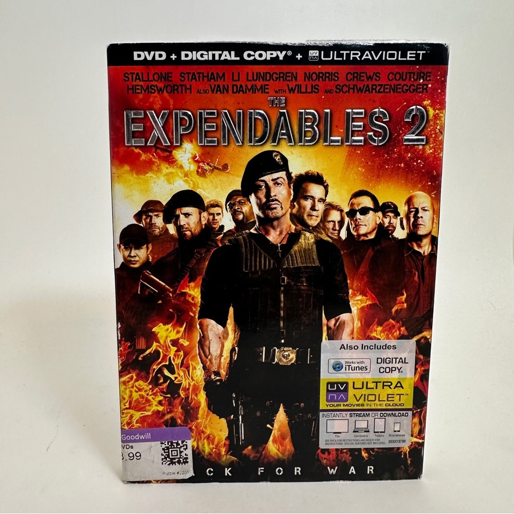 The expendables 2 on DVD